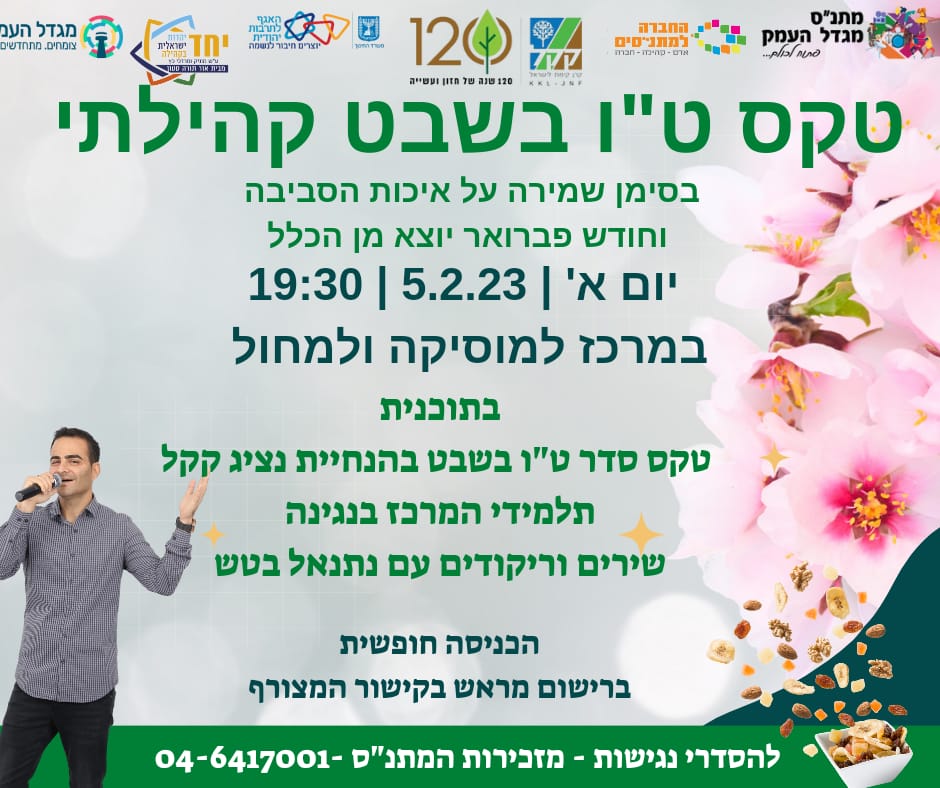 סדר ט"ו בשבט קהילתי 2023
